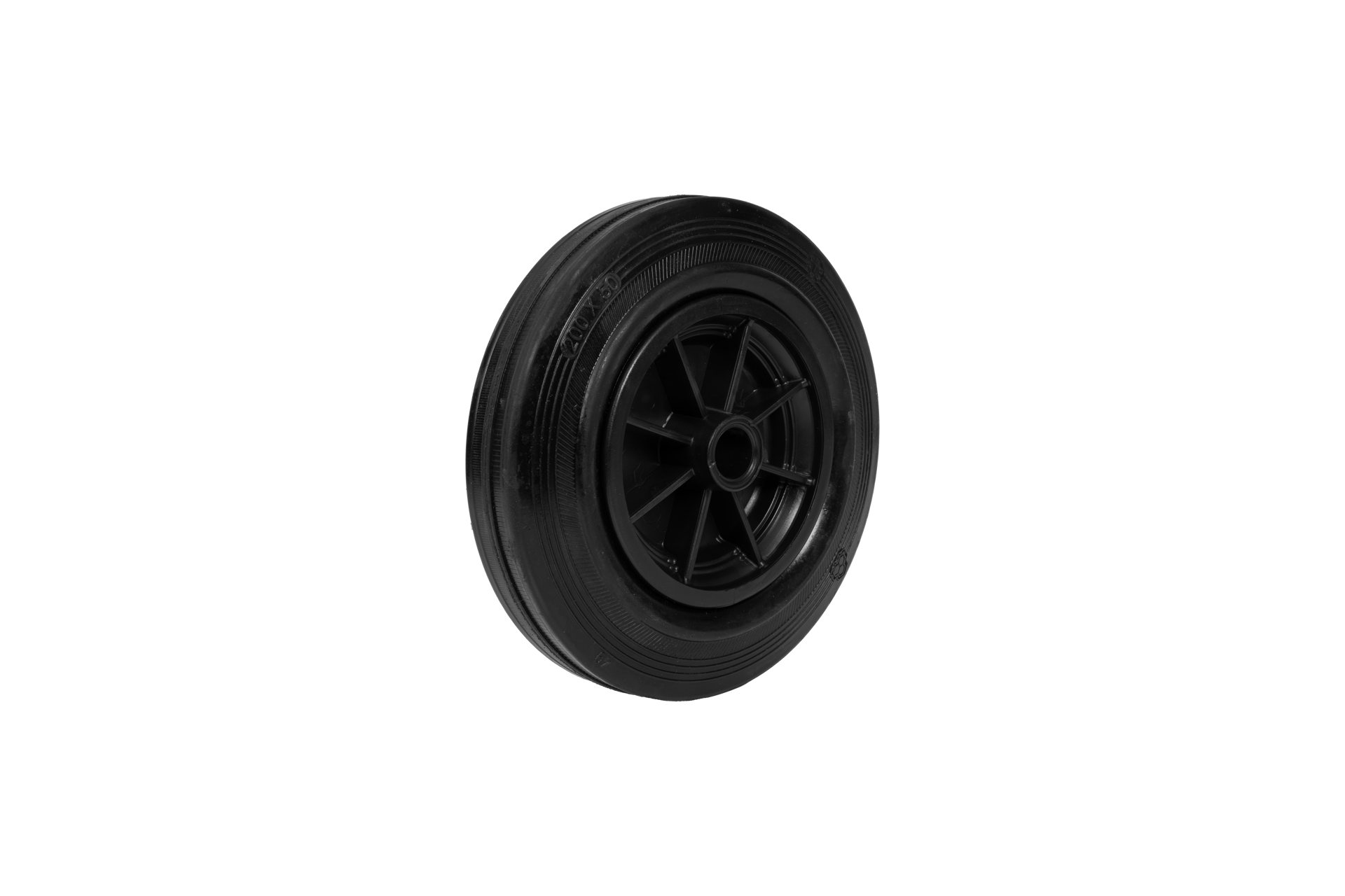 TEKERLEK 200X50 PLASTİK JANT SİYAH 210M-310M-23M